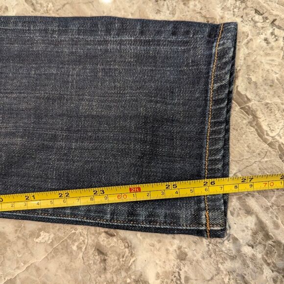 Citizens of Humanity dark wash straight mid rise zip fly jeans size 27 stretch - Picture 15 of 15